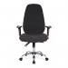 Nautilus Designs Babylon High Back Fabric 24 Hour Synchronous Task Operator Office Chair With Multi-Adjustable Arms Black - BCFR440BK 47109NA