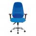 Nautilus Designs Babylon High Back Fabric 24 Hour Synchronous Task Operator Office Chair With Multi-Adjustable Arms Blue - BCFR440BL 47116NA