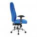 Nautilus Designs Babylon High Back Fabric 24 Hour Synchronous Task Operator Office Chair With Multi-Adjustable Arms Blue - BCFR440BL 47116NA