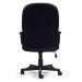 Nautilus Designs Orion High Back Bonded Leather Executive Office Chair With Integrated Lumbar Support and Fixed Arms Black - BCLZ2207BK 47130NA