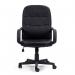 Nautilus Designs Orion High Back Bonded Leather Executive Office Chair With Integrated Lumbar Support and Fixed Arms Black - BCLZ2207BK 47130NA