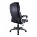 Nautilus Designs Wellington High Back Leather Effect Luxuriously Padded Executive Office Chair With Fixed Arms Black - BCP/T102/BK 47165NA