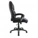 Nautilus Designs Wellington High Back Leather Effect Luxuriously Padded Executive Office Chair With Fixed Arms Black - BCPT102BK 47165NA