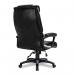 Nautilus Designs Titan Oversized High Back Leather Effect Executive Office Chair With Integral Headrest and Fixed Arms Black - BCPG344BK 47172NA