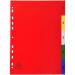 Exacompta Index 1-5 A4 120 Micron Polypropylene Bright Assorted Colours 47209EX
