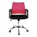 Nautilus Designs Calypso Medium Mesh Back Task Operator Office Chair With Fixed Arms Raspberry - BCM/F1204/RB 47214NA