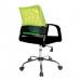 Nautilus Designs Calypso Medium Mesh Back Task Operator Office Chair With Fixed Arms Green - BCM/F1204/GN 47221NA