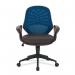 Nautilus Designs Lattice Medium Mesh Back Task Operator Office Chair With Fixed Arms Blue - BCMK116BL 47235NA