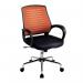 Nautilus Designs Carousel Medium Mesh Back Task Operator Office Chair With Fixed Arms Orange - BCMF1203OG 47256NA