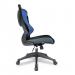 Nautilus Designs Mercury 2 High Back Mesh Executive Office Chair With AIRFLOW Fabric Seat and Folding Arms Blue - BCM/L1304/BL 47312NA