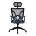 Nautilus Designs Newton High Back Mesh Synchronous Executive Office Chair With Integral Headrest and Height Adjustable Arms Black - BCM/K103/BK 47326NA