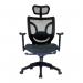 Nautilus Designs Newton High Back Mesh Synchronous Executive Office Chair With Integral Headrest and Height Adjustable Arms Black - BCMK103BK 47326NA