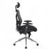 Nautilus Designs Polaris High Back Mesh Synchronous Executive Office Chair With Adjustable Headrest and Height Adjustable Arms Black - BCM/K113/BK 47333NA