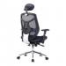 Nautilus Designs Polaris High Back Mesh Synchronous Executive Office Chair With Adjustable Headrest and Height Adjustable Arms Black - BCM/K113/BK 47333NA