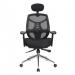 Nautilus Designs Polaris High Back Mesh Synchronous Executive Office Chair With Adjustable Headrest and Height Adjustable Arms Black - BCM/K113/BK 47333NA