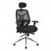 Nautilus Designs Polaris High Back Mesh Synchronous Executive Office Chair With Adjustable Headrest and Height Adjustable Arms Black - BCMK113BK 47333NA