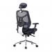 Nautilus Designs Polaris High Back Mesh Synchronous Executive Office Chair With Adjustable Headrest and Height Adjustable Arms Black - BCMK113BK 47333NA