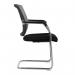 Nautilus Designs Nexus Designer Medium Back Two Tone Mesh Visitor Chair Sculptured LumbarSpine Support K512VBK 47361NA