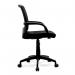 Nautilus Designs Beta Medium Back Mesh Task Office Chair With Contoured Back F600BK 47389NA