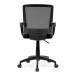 Nautilus Designs Beta Medium Back Mesh Task Office Chair With Contoured Back F600BK 47389NA