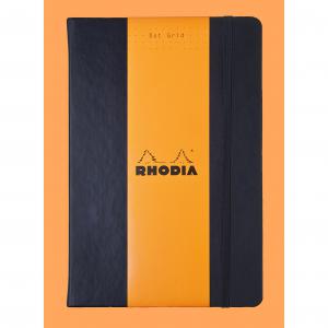 Photos - Notebook Rhodia A5 Hard Cover Casebound Web  Dot Grid 192 Pages Black  