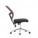 Nautilus Designs Nexus Designer Medium Back Two Tone Mesh Operator Office Chair With Sculptured Lumbar K512RD 47396NA