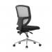 Nautilus Designs Nexus Designer Medium Back Two Tone Mesh Operator Office Chair With Sculptured Lumbar K512BK 47403NA