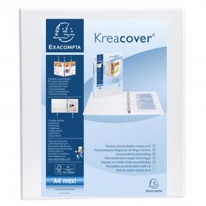 Exacompta Kreacover Presentation Ring Binder PVC 2 D-Ring A4 25mm