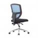 Nautilus Designs Nexus Designer Medium Back Two Tone Mesh Operator Office Chair With Sculptured Lumbar K512BL 47410NA