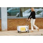 Slingsby Lightweight Extendable Folding Trolley With Smooth Running Wheels 150Kg Capacity L760 x W440 x H870mm (Extended) - 315167 47522SL
