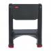 Slingsby Folding Plastic Step Stool 150Kg Capacity W495 x D172 x H640mm Black - 333650 47571SL