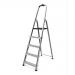 Slingsby Aluminium 5 Tread Platform Step Ladder (Platform Sits 980mm Above The Floor) 150Kg Capacity - 405007 47627SL