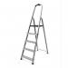 Slingsby Aluminium 5 Tread Platform Step Ladder (Platform Sits 980mm Above The Floor) 150Kg Capacity - 405007 47627SL