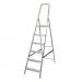 Slingsby Aluminium 6 Tread Platform Step Ladder (Platform Sits 1190mm Above The Floor) 150Kg Capacity - 405008 47634SL