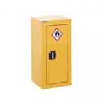 Slingsby Express Flammable Hazardous Substance Storage Cabinet With 1 Shelf COSHH 75Kg Capacity H700 x W350 x D300mm Yellow - 314291 47683SL