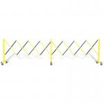 Slingsby Flexpro SteelAluminium Expanding Barricade (Up To 4.9m) YellowBlack - 417038 47690SL