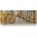 Slingsby Flexpro SteelAluminium Expanding Barricade (Up To 4.9m) YellowBlack - 417038 47690SL