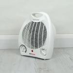 Slingsby Staywarm 2000W Upright Fan Heater and Cooler White - 425014 47809SL
