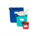 Versapak Secure Cash Bag Small 178 x 152 x 50mm Blue - CCB0-BLS 47860VE