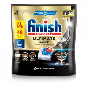 Finish Ultimate Plus Intensive Clean & Shine Dishwasher Tablets