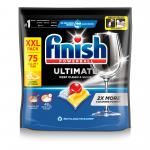 Finish Ultimate Deep Clean & Shine Dishwasher Tablets Lemon (Pack 75) - 3281515 47879RH