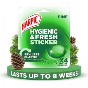 Click to view product details and reviews for Harpic Hygienic Fresh Pine Toilet Stickers Adhesive Toilet Block.