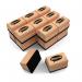 Show-me Mini Wooden Whiteboard Erasers PK30 - WME30 48075EA