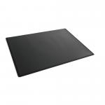Durable Non-Slip Desk Mat With Transparent Overlay 65 x 50cm Polypropylene Black - 723301 48201DR