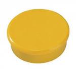 Bi-Office Round Magnets 10mm Yellow (Pack 10) - IM160209 48210BS