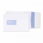 Blake Purely Packaging Pocket Gusset Envelope C5 Peel and Seal Window 25mm Gusset 120gsm White (Pack 125) - 6001 48392BL
