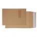 Blake Purely Packaging Pocket Gusset Envelope C4 Peel and Seal Window 25mm Gusset 130gsm Manilla (Pack 125) - 1992MW 48399BL