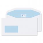 Blake Everyday Envelopes DL+ White Window Gummed Mailer 90gsm 114x235mm (Pack 1000) - 3904 48469BL