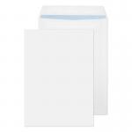 The picture shows a pack of 250 Blake Everyday Envelopes. They are white, plain, and have a self-seal feature. The envelopes are 352x250mm in size and made of 100gsm paper. Perfect for everyday use.