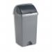 ValueX Bin Base and Roll Top Lid Metallic 48 Litre - 510638 48642XX